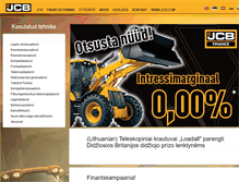 Tablet Screenshot of jcb.ee